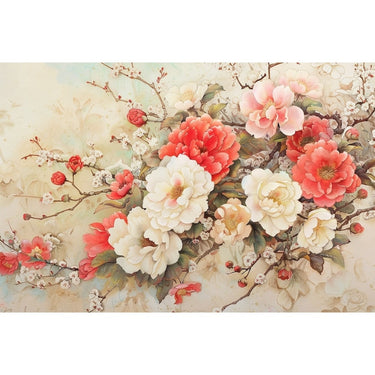 Traditional Japanese Flower Canvas